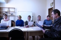 Прихожане Елизаветинского храма учатся церковному пению