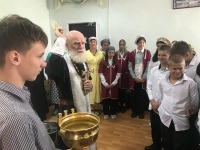 Молебен перед началом учебного года в Центре для трудных подростков