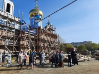 Прихожане осмотрели строящийся храм в поселке им. Горького