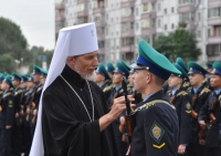 Правящий архиерей принял участие в церемонии приведения к присяге курсантов Хабаровского пограничного института
