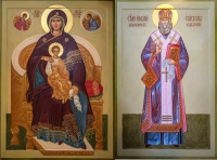 На три дня мироточивые иконы будут выставлены в домовом храме семинарии