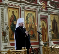 Правящий архиерей возглавил праздничное богослужение в день Всех Святых