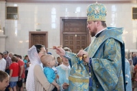 Правящий архиерей совершил Всенощное бдение в кафедральном соборе