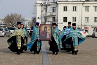 Чудотворный образ Пресвятой Богородицы «Призри на смирение» прибыл в Хабаровск