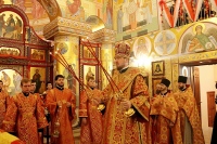 Во вторник Светлой седмицы правящий архиерей совершил Божественную литургию  в домовом храме Хабаровской духовной семинарии