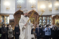 В праздник Святого Богоявления глава Приамурской митрополии совершил Божественную литургию и чин великого освящения воды