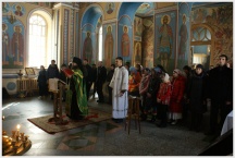 Молебен св. Патрикию Ирландскому в Хабаровске (29 марта 2009 года)