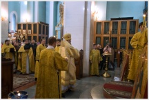 Праздничное Богослужение в Градо-Хабаровском храме Успения Пресвятой Богородицы