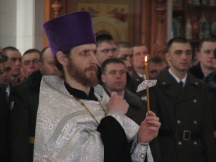 Молебен в честь 200-летия со дня образования внутренних войск МВД России в Спасо-Преображенском Кафедральном соборе
