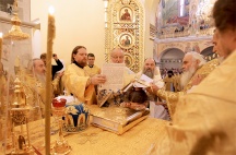 Предстоятель Русской Церкви совершил великое освящение Свято-Троицкого собора в Магадане и возглавил хиротонию архимандрита Николая (Дутки) во епископа Находкинского и Преображенского