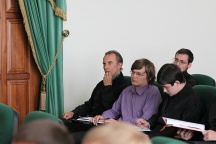 Встреча  студентов Хабаровской духовной семинарии с сотрудником Синодального информационного отдела Денисом Маханько. 12 сентября 2011г.