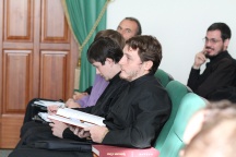 Встреча  студентов Хабаровской духовной семинарии с сотрудником Синодального информационного отдела Денисом Маханько. 12 сентября 2011г.