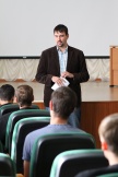 Встреча  студентов Хабаровской духовной семинарии с сотрудником Синодального информационного отдела Денисом Маханько. 12 сентября 2011г.