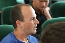 Встреча  студентов Хабаровской духовной семинарии с сотрудником Синодального информационного отдела Денисом Маханько. 12 сентября 2011г.