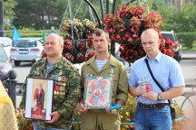 Молебен и крестный ход в день ВДВ. 2 августа 2014 года