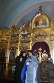 Пояс Пресвятой Богородицы в Покровском храме. г. Уссурийск. 1 ноября 2011 года.