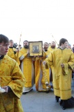 Прибытие  мироточивой иконы Божией Матери «Умягчение злых сердец» в Хабаровск и её встреча в Спасо-Преображенском соборе. 6 ноября 2011 г.