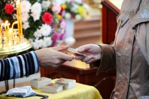 Прибытие  мироточивой иконы Божией Матери «Умягчение злых сердец» в Хабаровск и её встреча в Спасо-Преображенском соборе. 6 ноября 2011 г.