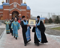 Путешествие иконы Божией Матери "Умягчение злых сердец" по приходам Приамурской митрополии. Комсомольск-на-Амуре. 12 ноября 2011г.