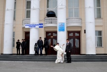 Путешествие иконы Божией Матери "Умягчение злых сердец" по приходам Приамурской митрополии. Комсомольск-на-Амуре. 12 ноября 2011г.