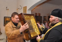 Путешествие иконы Божией Матери "Умягчение злых сердец" по приходам Приамурской митрополии. Вяземский -поселок Хор