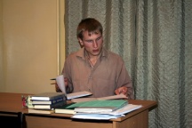 Первые дни учебного года первых воспитанников первого курса семинарии