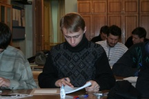 Первые дни учебного года первых воспитанников первого курса семинарии