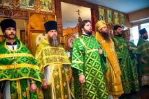 Божественная литургия в храме святой блаженной Ксении Петербургской села Некрасовка 06 февраля 2017 г.