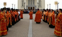 Прибытие мощей святого Иоанна Златоуста в Хабаровск (11 апреля 2007 года)