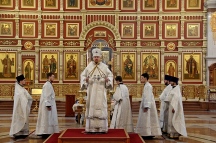 Божественная литургия в Троицкую  родительскую субботу в Спасо-Преображенском кафедральном соборе 03 июня 2017 г.