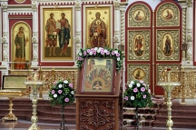 Всенощное бдение в канун праздника Святой Троицы в Спасо-Преображенском кафедральном соборе 03 июня 2017 г.