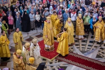 Божественная литургия в в кафедральном соборе Рождества Христова города Южно-Сахалинска 16 сентября 2018 г.