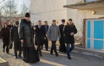 Посещение заместителя министра здравоохранения РФ Олега Салагая центра помощи бездомных 