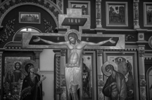 Чинопоследование с чтением акафиста Страстям Христовым в Спасо-Преображенском кафедральном соборе 24 марта 2019 г.