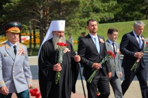 Глава митрополии принял участие в мероприятиях, посвященных 76-й годовщине окончания Второй мировой войны