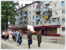 Крестный ход с образом Албазинской иконы Божией Матери в Еврейской АО