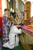 Хиротония во пресвитеры иподиакона Игоря Литвинюка. Спасо-Преображенский кафедральный собор г. Хабаровска. 25 марта 2012 г.